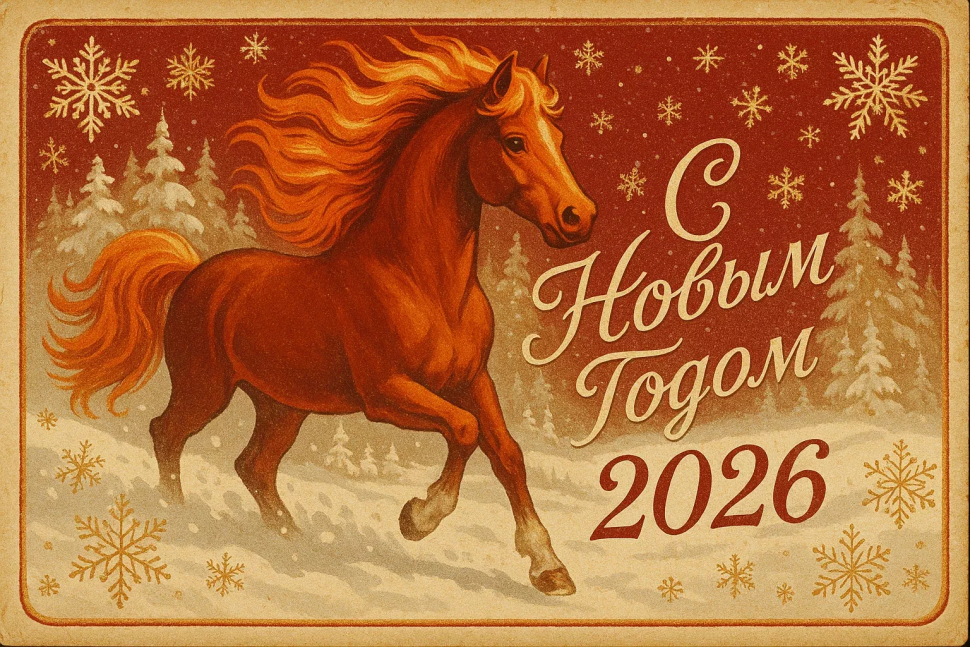 С наступающим Новым 2026 годом, дорогие жители!